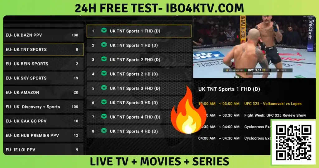 ibo player app interface