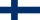 Flag of Finland, Scandinavian country with blue and white colors, representing Northern Europe.